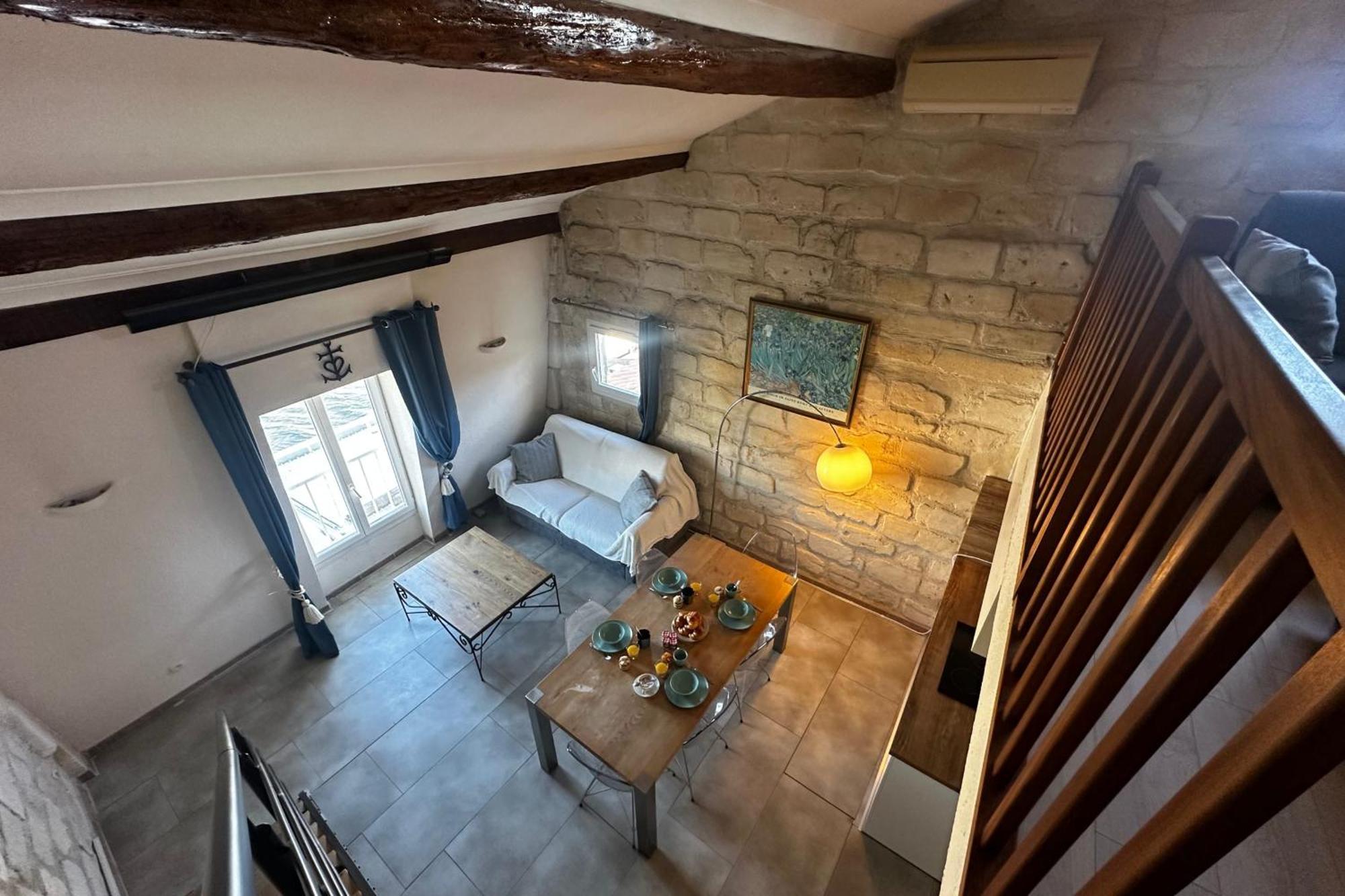 Maisonnette De Plage Sur Les Toits Appart 1 Chambre 1 Mezzanine Avec Vue 르그로뒤후아 외부 사진